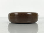 Japanese Buddhist Altar Fitting Resin Incense Container Kogo Brown Gold BA916