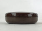 Japanese Buddhist Altar Fitting Resin Incense Container Kogo Vtg Brown BA113