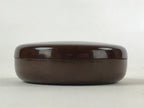 Japanese Buddhist Altar Fitting Resin Incense Container Kogo Vtg Brown BA113