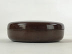 Japanese Buddhist Altar Fitting Resin Incense Container Kogo Vtg Brown BA113