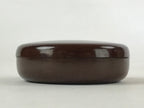 Japanese Buddhist Altar Fitting Resin Incense Container Kogo Vtg Brown BA113