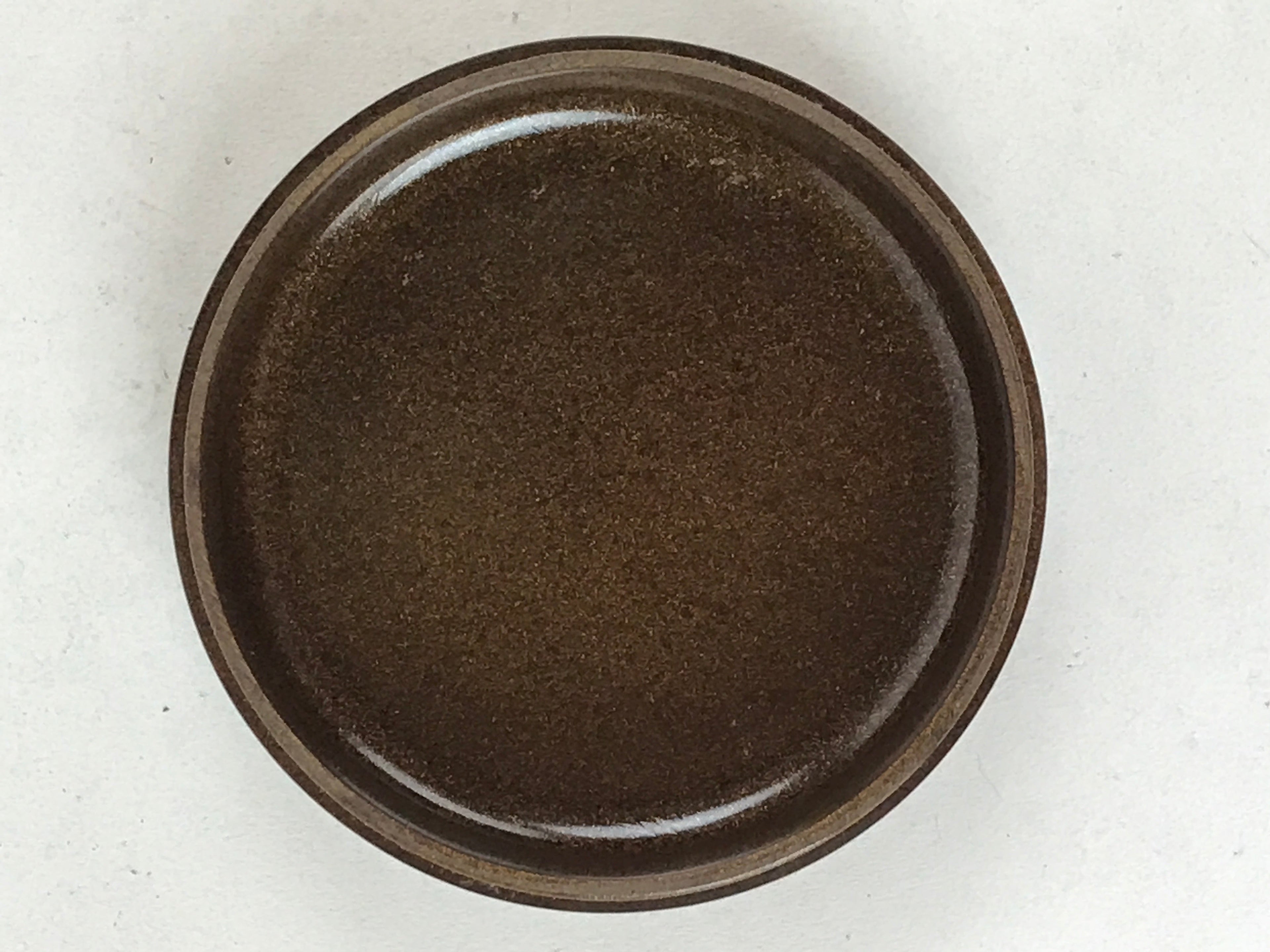 Japanese Buddhist Altar Fitting Resin Incense Container Kogo Vtg Brown BA113