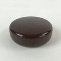 Japanese Buddhist Altar Fitting Resin Incense Container Kogo Vtg Brown BA113