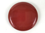 Japanese Buddhist Altar Fitting Resin Incense Container Kogo Vtg Red Round BA527