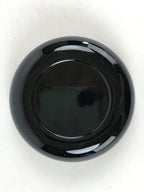 Japanese Buddhist Altar Fitting Resin Incense Container Vtg Round Kogo Black BA7
