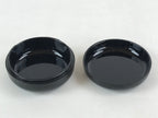 Japanese Buddhist Altar Fitting Resin Incense Container Vtg Round Kogo Black BA7