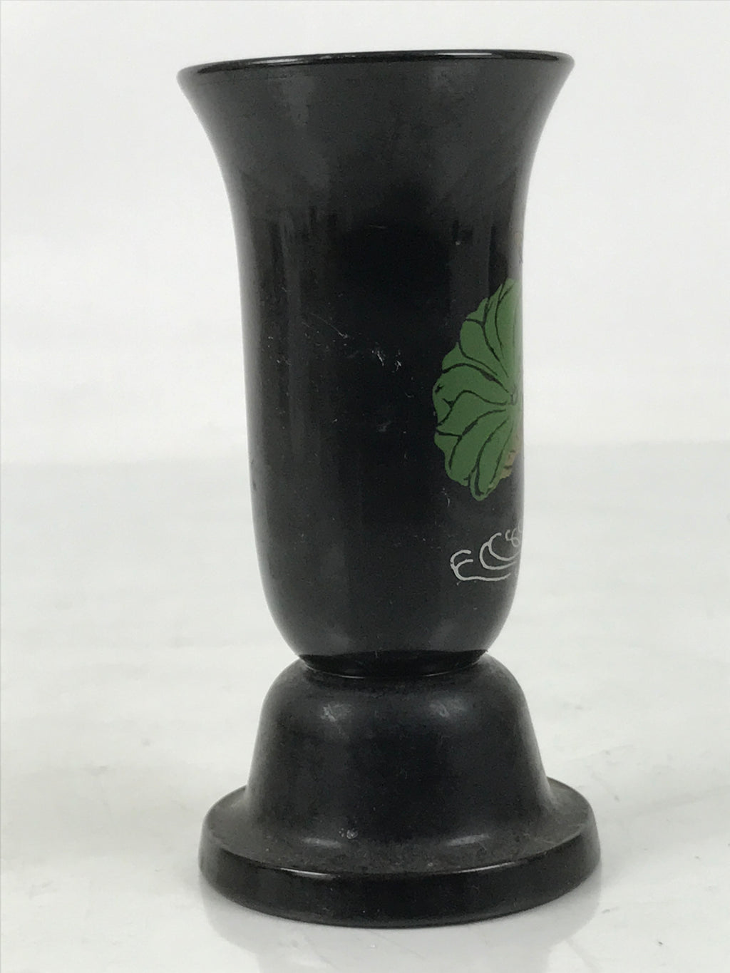 Japanese Buddhist Altar Fitting Resin Incense Holder Vtg Senkousashi Lotus BA636
