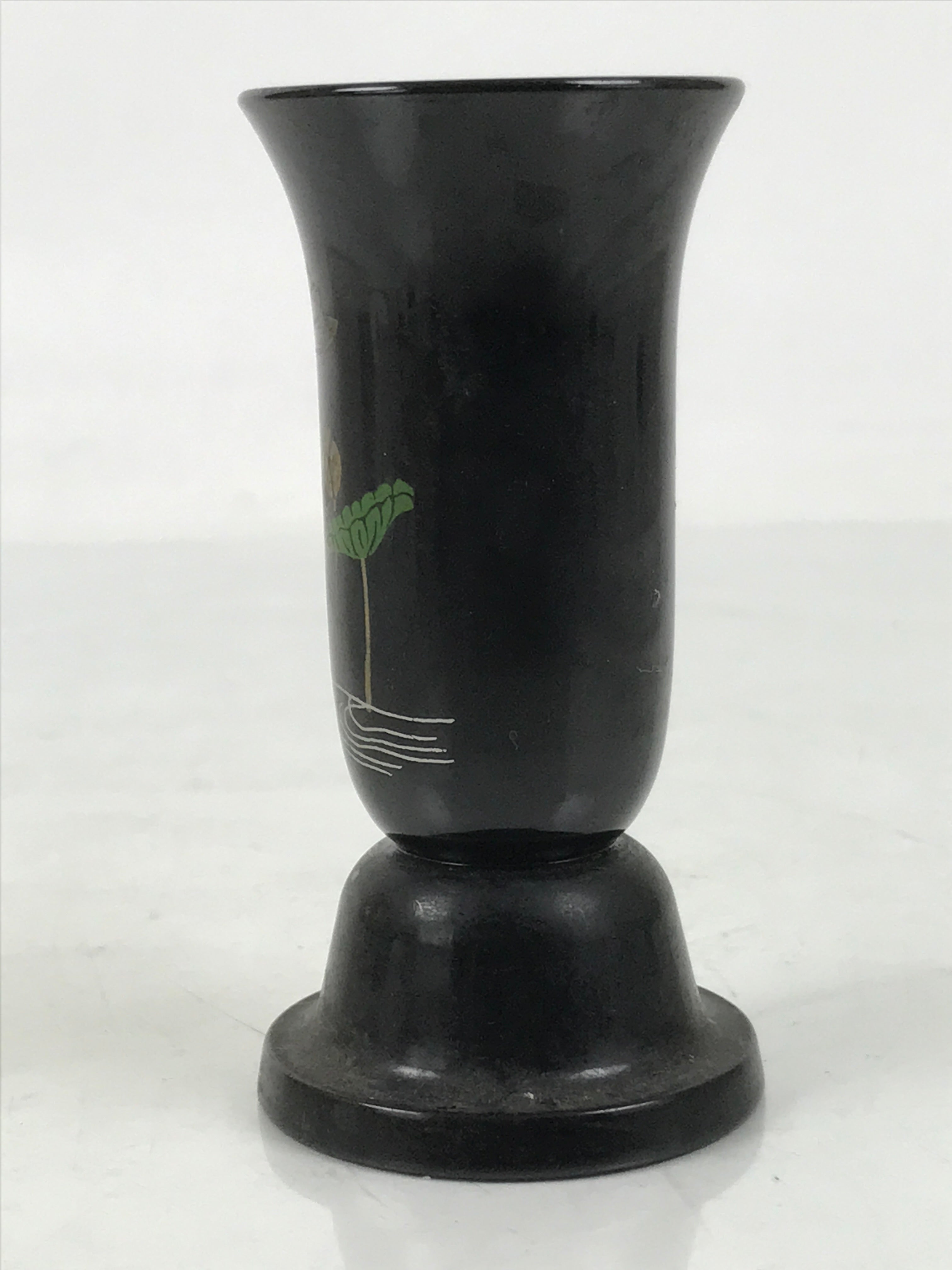 Japanese Buddhist Altar Fitting Resin Incense Holder Vtg Senkousashi Lotus BA636