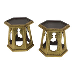 Japanese Buddhist Altar Fitting Resin Offering Cup Stand 2pc Bukki Butsugu BA671