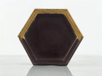 Japanese Buddhist Altar Fitting Resin Offering Cup Stand Butsugu Gold Red BA870