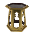 Japanese Buddhist Altar Fitting Resin Offering Cup Stand Butsugu Gold Red BA870