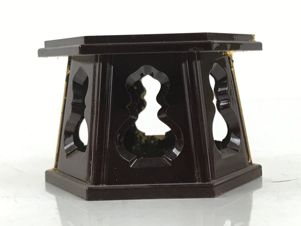 Japanese Buddhist Altar Fitting Resin Offering Cup Stand Vtg Bukki Butsugu BA642