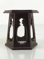 Japanese Buddhist Altar Fitting Resin Offering Cup Stand Vtg Bukki Butsugu BA643