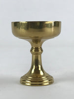 Japanese Buddhist Altar Fitting Rice Offering Cup Brass Butsugu Buppan Gold BA55