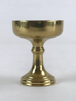 Japanese Buddhist Altar Fitting Rice Offering Cup Brass Butsugu Buppan Gold BA55