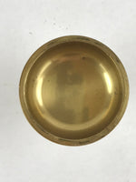 Japanese Buddhist Altar Fitting Rice Offering Cup Brass Butsugu Buppan Gold BA55