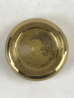 Japanese Buddhist Altar Fitting Rice Offering Cup Brass Butsugu Buppan Gold BA55