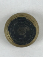 Japanese Buddhist Altar Fitting Rice Offering Cup Brass Gold Vtg Butsugu BA60