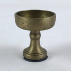 Japanese Buddhist Altar Fitting Rice Offering Cup Brass Gold Vtg Butsugu BA60