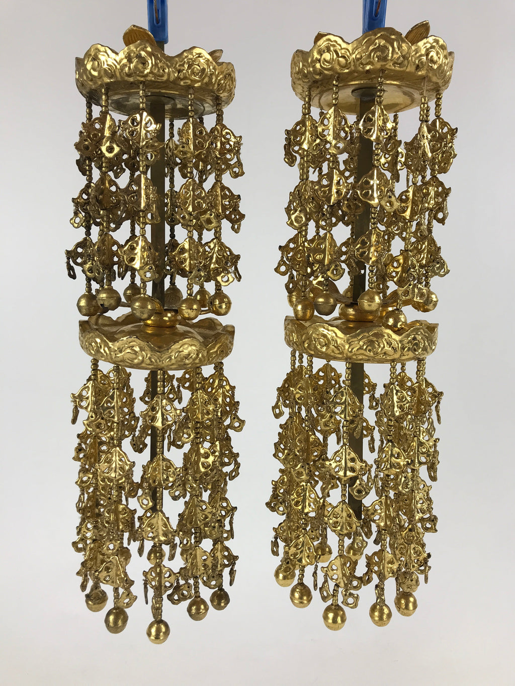 Japanese Buddhist Altar Fitting Rinto Yoraku Hanging Decoration Butsugu BA167