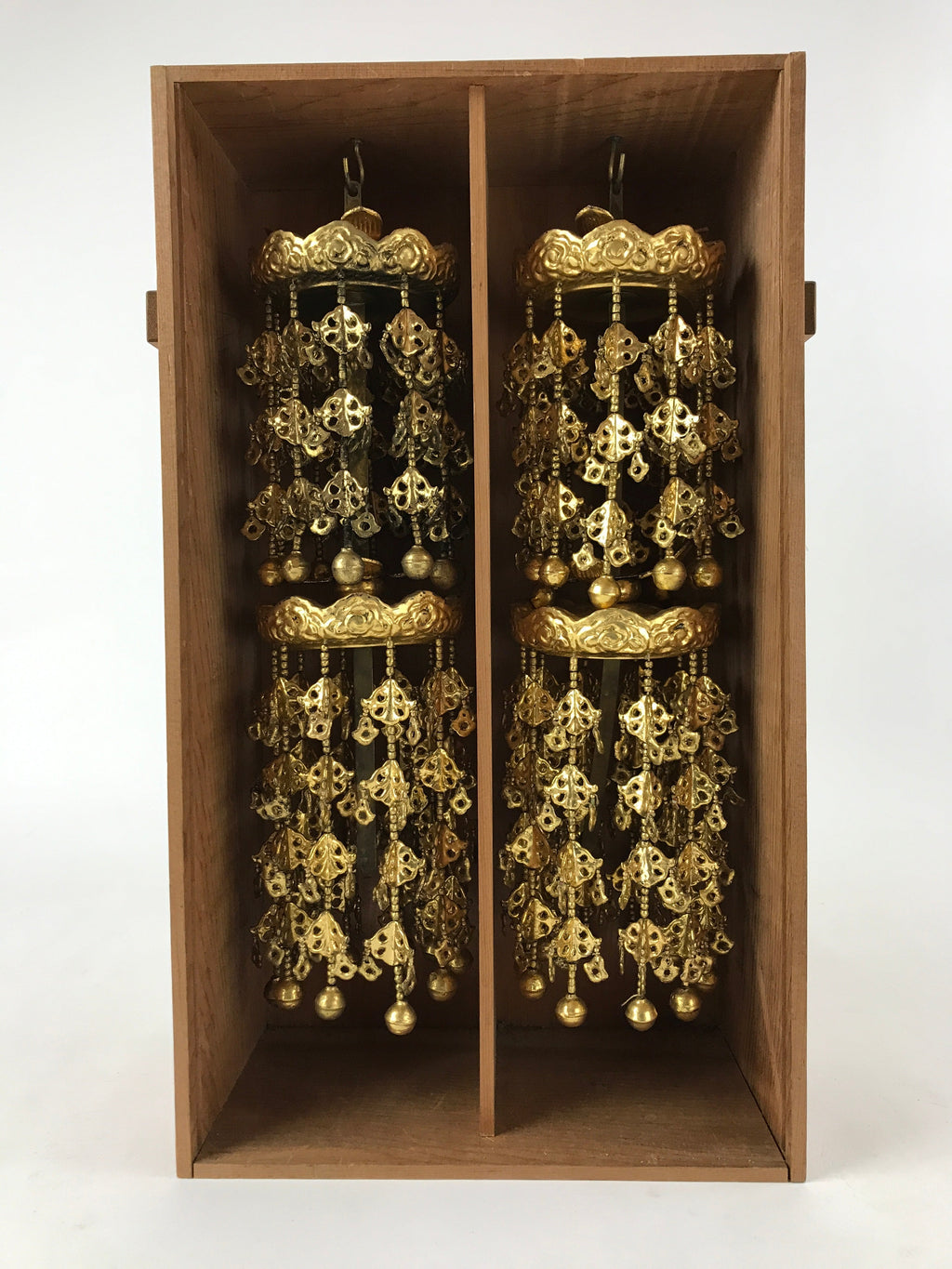 Japanese Buddhist Altar Fitting Rinto Yoraku Hanging Decoration Butsugu BA167