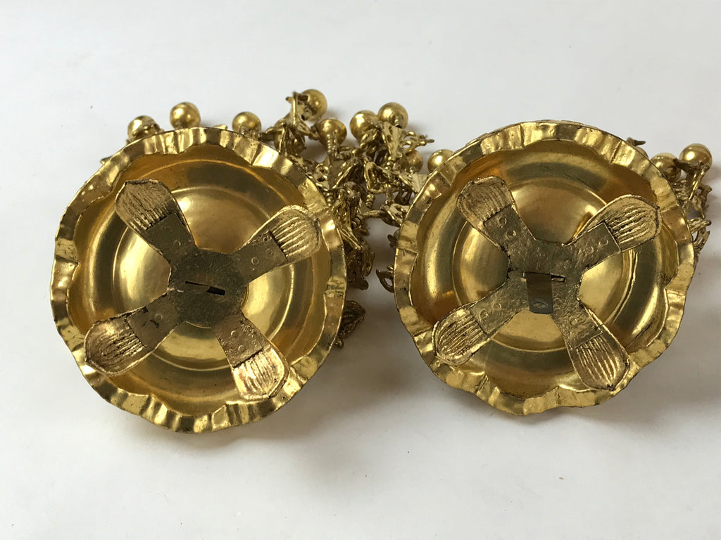 Japanese Buddhist Altar Fitting Rinto Yoraku Hanging Decoration Butsugu BA167