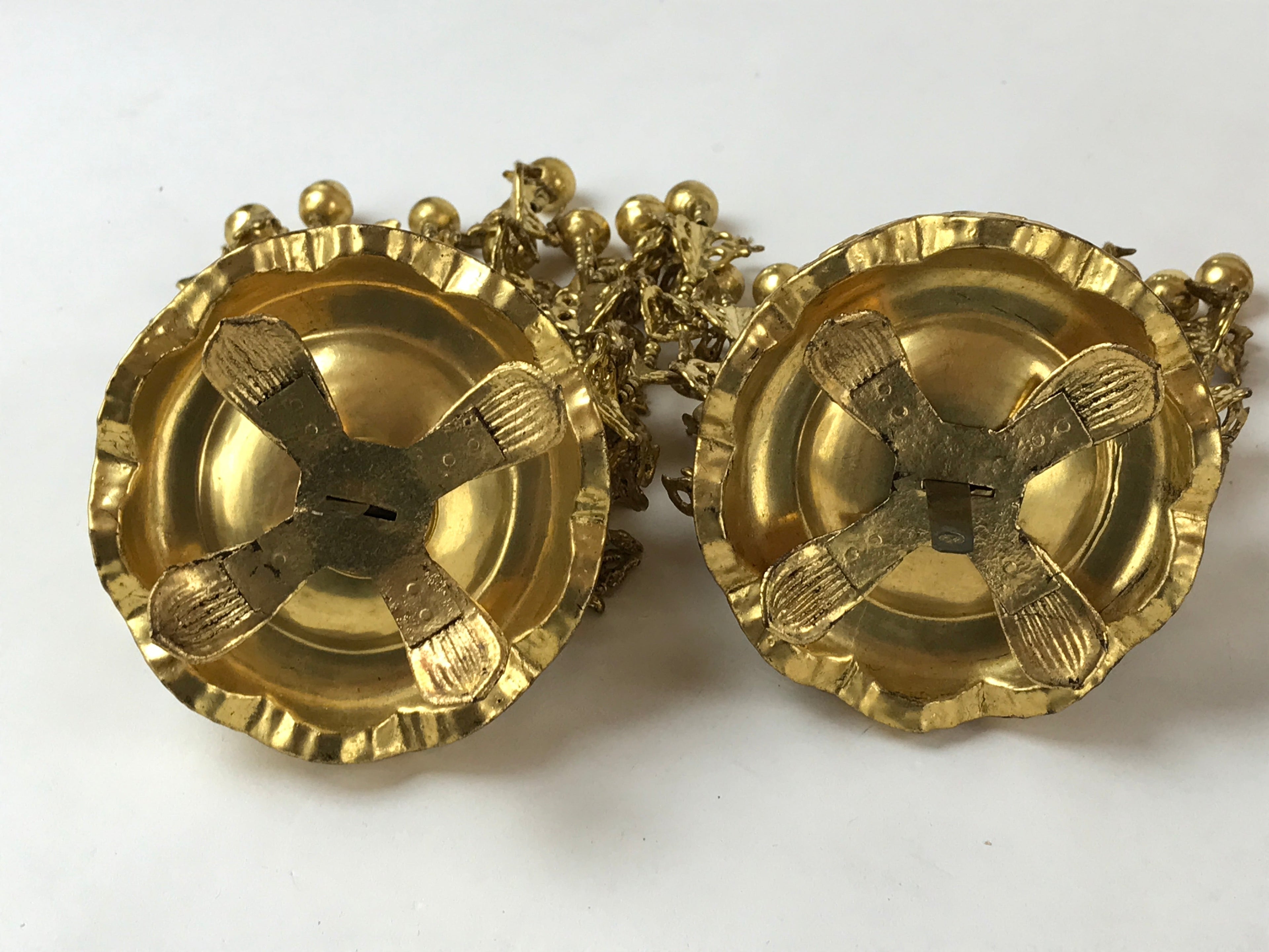 Japanese Buddhist Altar Fitting Rinto Yoraku Hanging Decoration Butsugu BA167