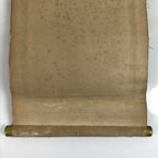Japanese Buddhist Altar Fitting Scroll Blank Kakejiku Paper Silk Gold Red BA379