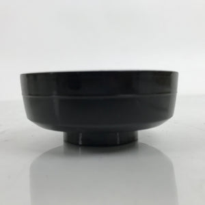 Japanese Buddhist Altar Fitting Small Offering Bowl Vtg Black Red Resin L326