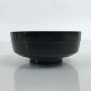 Japanese Buddhist Altar Fitting Small Offering Bowl Vtg Black Red Resin L326