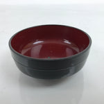 Japanese Buddhist Altar Fitting Small Offering Bowl Vtg Black Red Resin L326