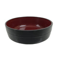 Japanese Buddhist Altar Fitting Small Offering Bowl Vtg Black Red Resin L326