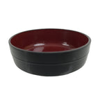 Japanese Buddhist Altar Fitting Small Offering Bowl Vtg Black Red Resin L326