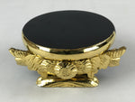 Japanese Buddhist Altar Fitting Statue Stand Offering Bukki Butsugu Gold BA189