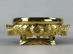 Japanese Buddhist Altar Fitting Statue Stand Offering Bukki Butsugu Gold BA189
