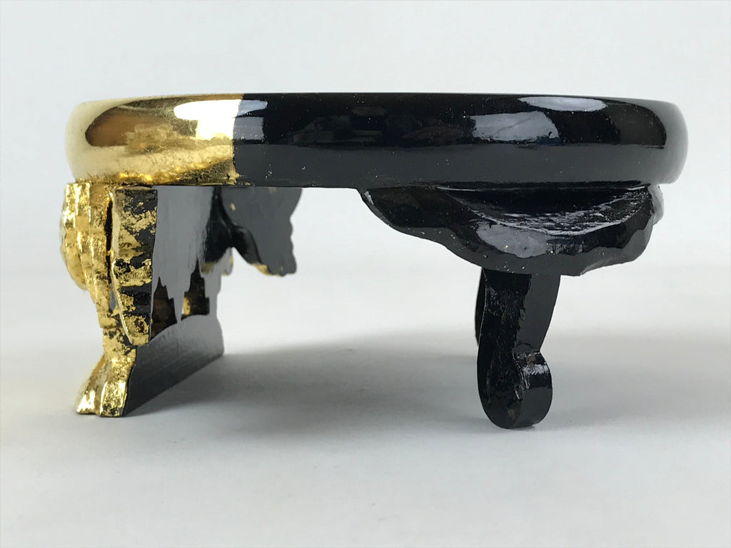 Japanese Buddhist Altar Fitting Statue Stand Offering Bukki Butsugu Gold BA189