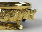 Japanese Buddhist Altar Fitting Statue Stand Offering Bukki Butsugu Gold BA189