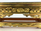 Japanese Buddhist Altar Fitting Wood Lacquer Offering Table Maejyoku Gold BU942