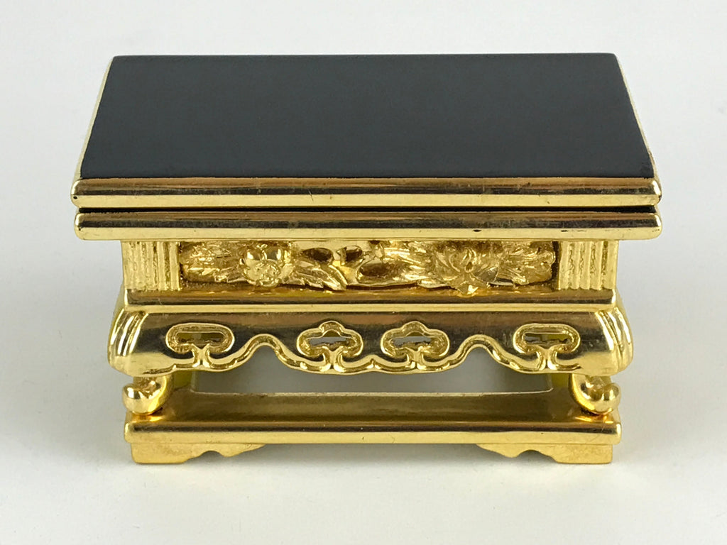 Japanese Buddhist Altar Fitting Wood Lacquer Offering Table Maejyoku Uwajyoku BU