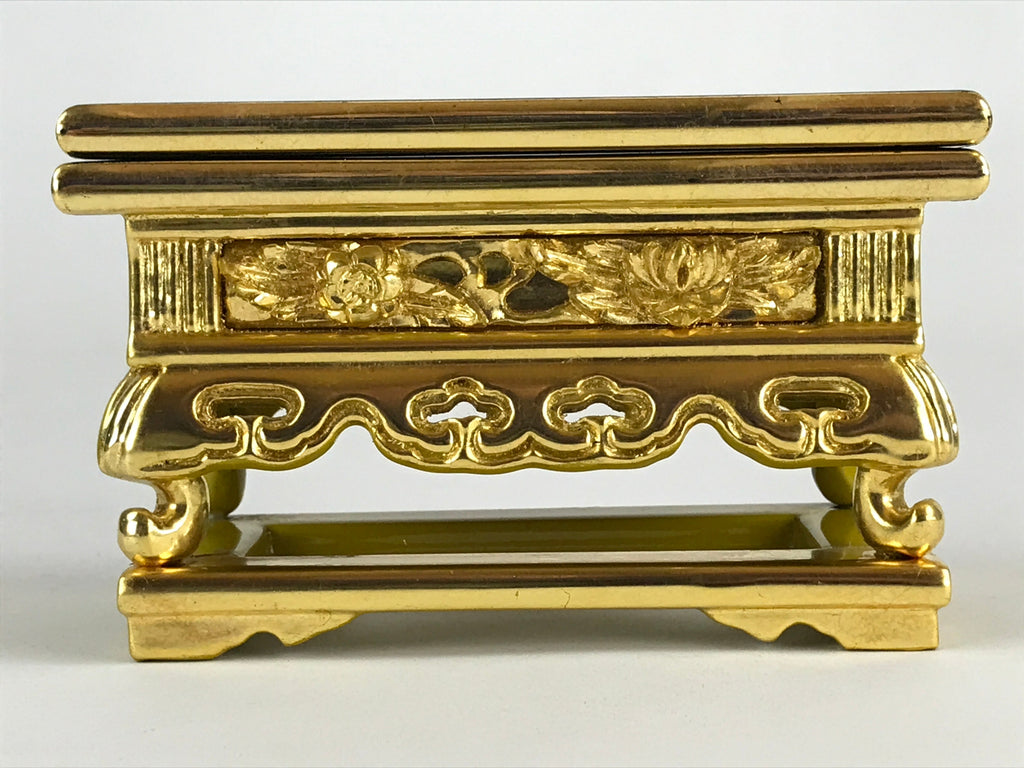 Japanese Buddhist Altar Fitting Wood Lacquer Offering Table Maejyoku Uwajyoku BU