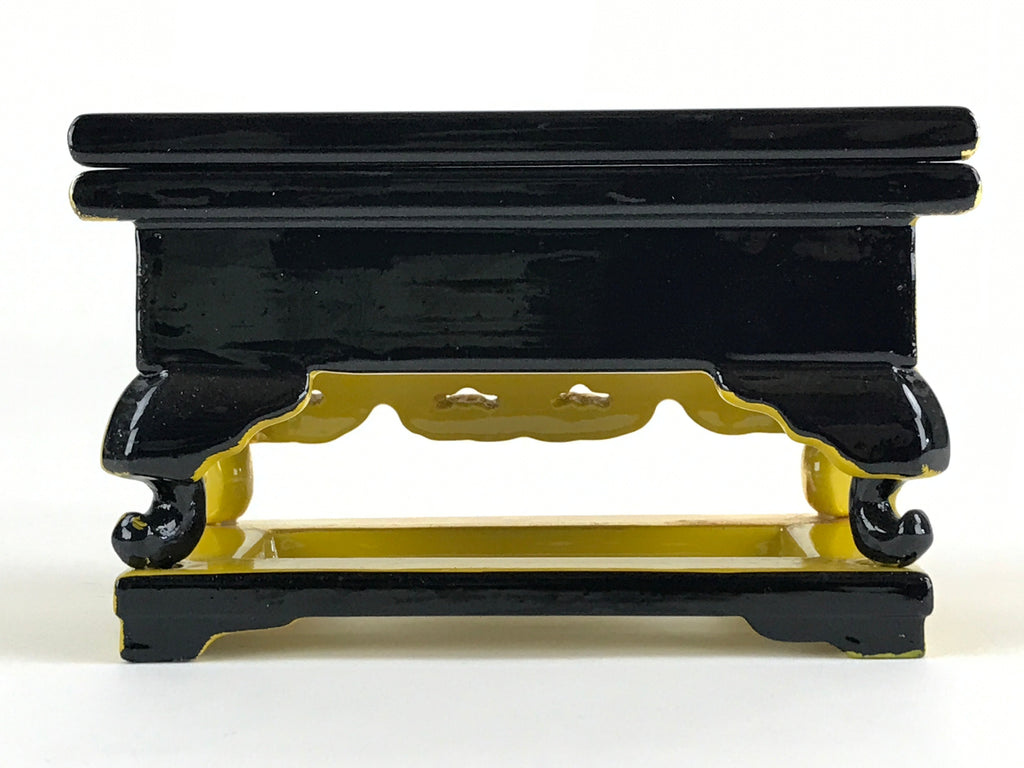 Japanese Buddhist Altar Fitting Wood Lacquer Offering Table Maejyoku Uwajyoku BU