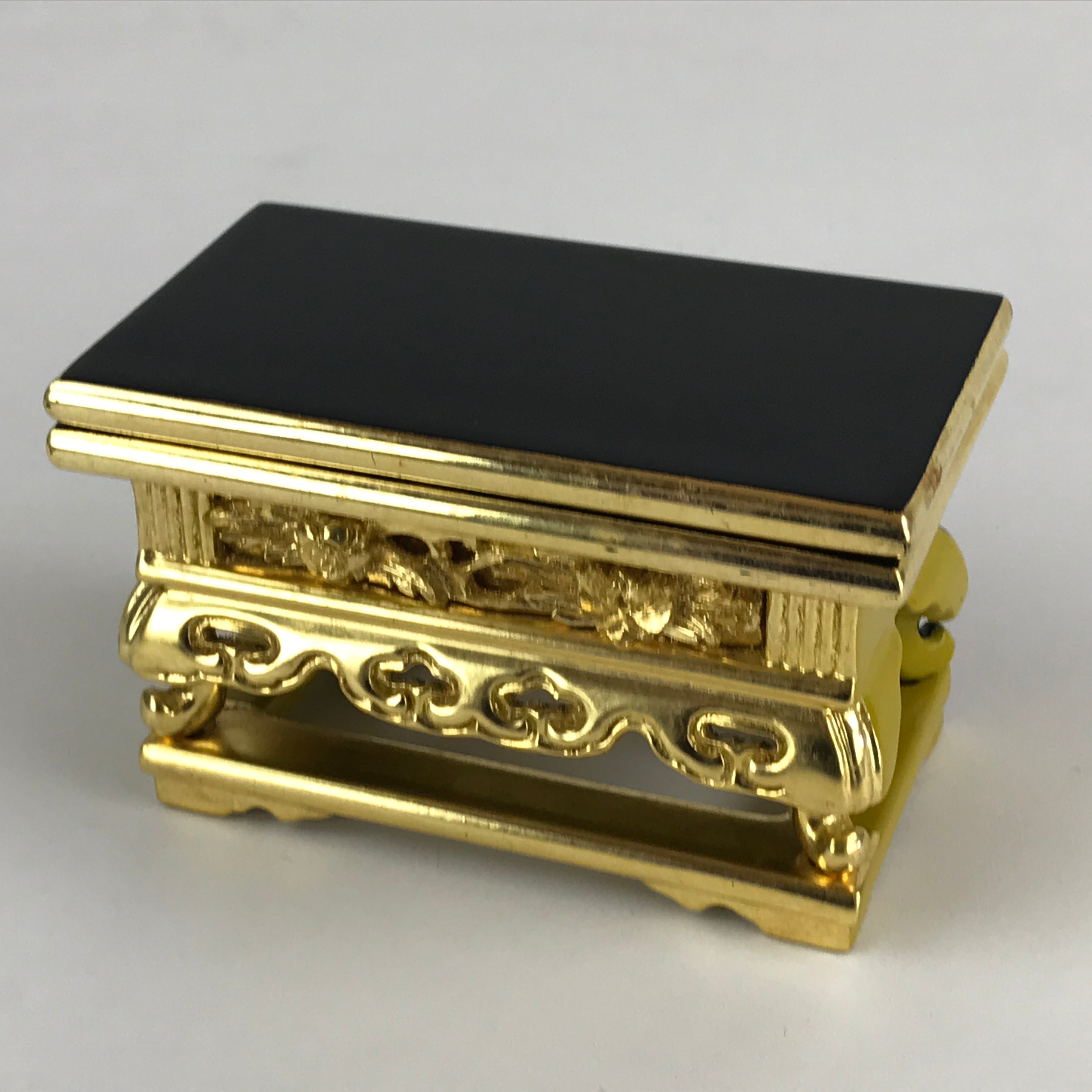 Japanese Buddhist Altar Fitting Wood Lacquer Offering Table Maejyoku Uwajyoku BU