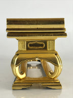 Japanese Buddhist Altar Fitting Wood Lacquer Offering Table Vtg Maejyoku Gold BU854