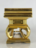 Japanese Buddhist Altar Fitting Wood Lacquer Offering Table Vtg Maejyoku Gold BU854
