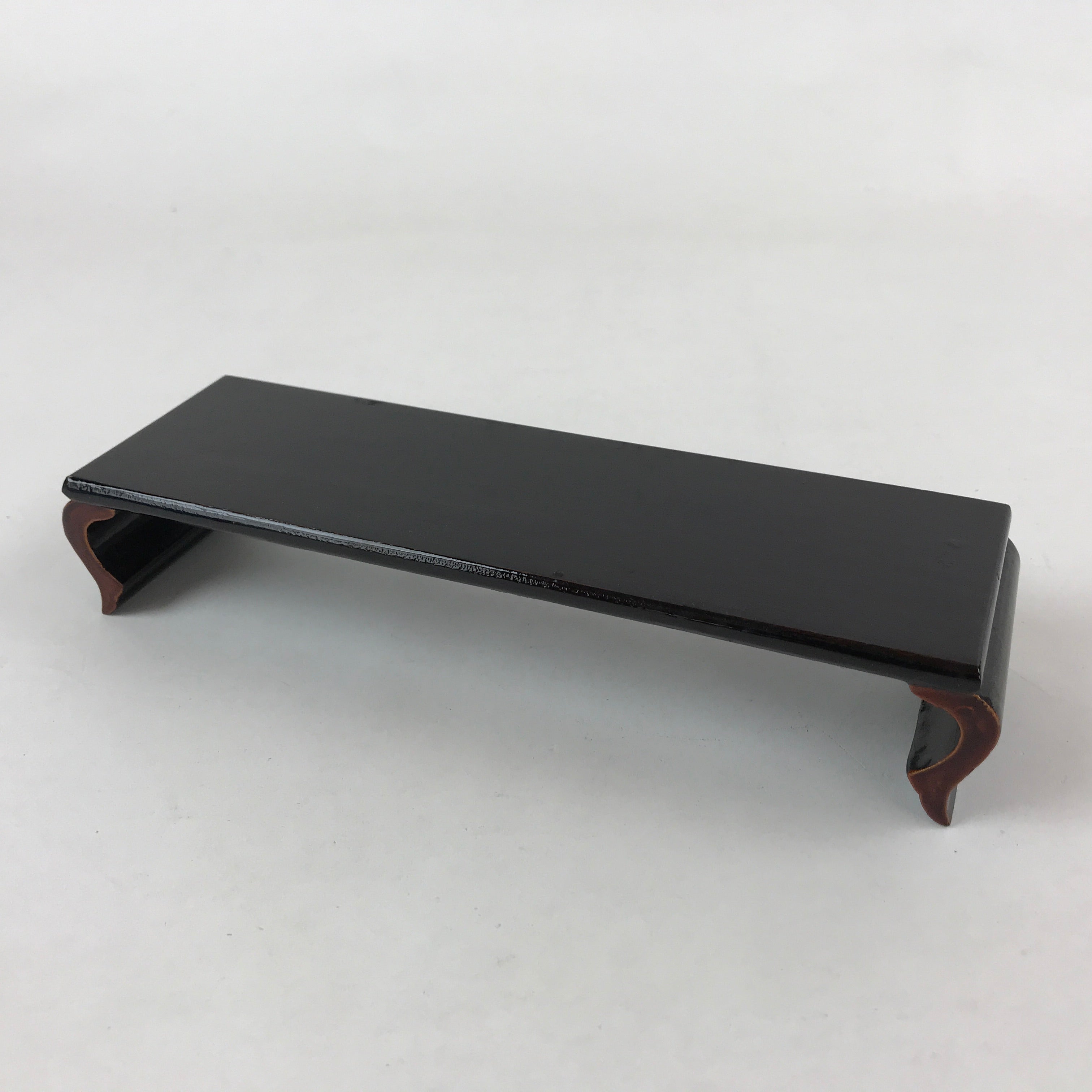 Japanese Buddhist Altar Fitting Wood Lacquered Offering Table Vtg Maejyoku BA164