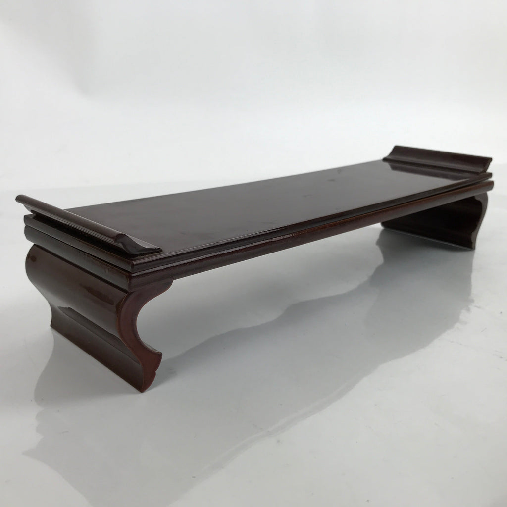 Japanese Buddhist Altar Fitting Wood Lacquered Offering Table Vtg Maejyoku BA352