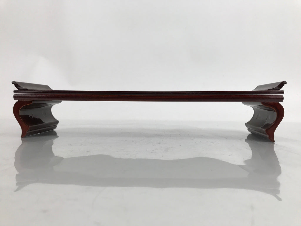 Japanese Buddhist Altar Fitting Wood Lacquered Offering Table Vtg Maejyoku BA352