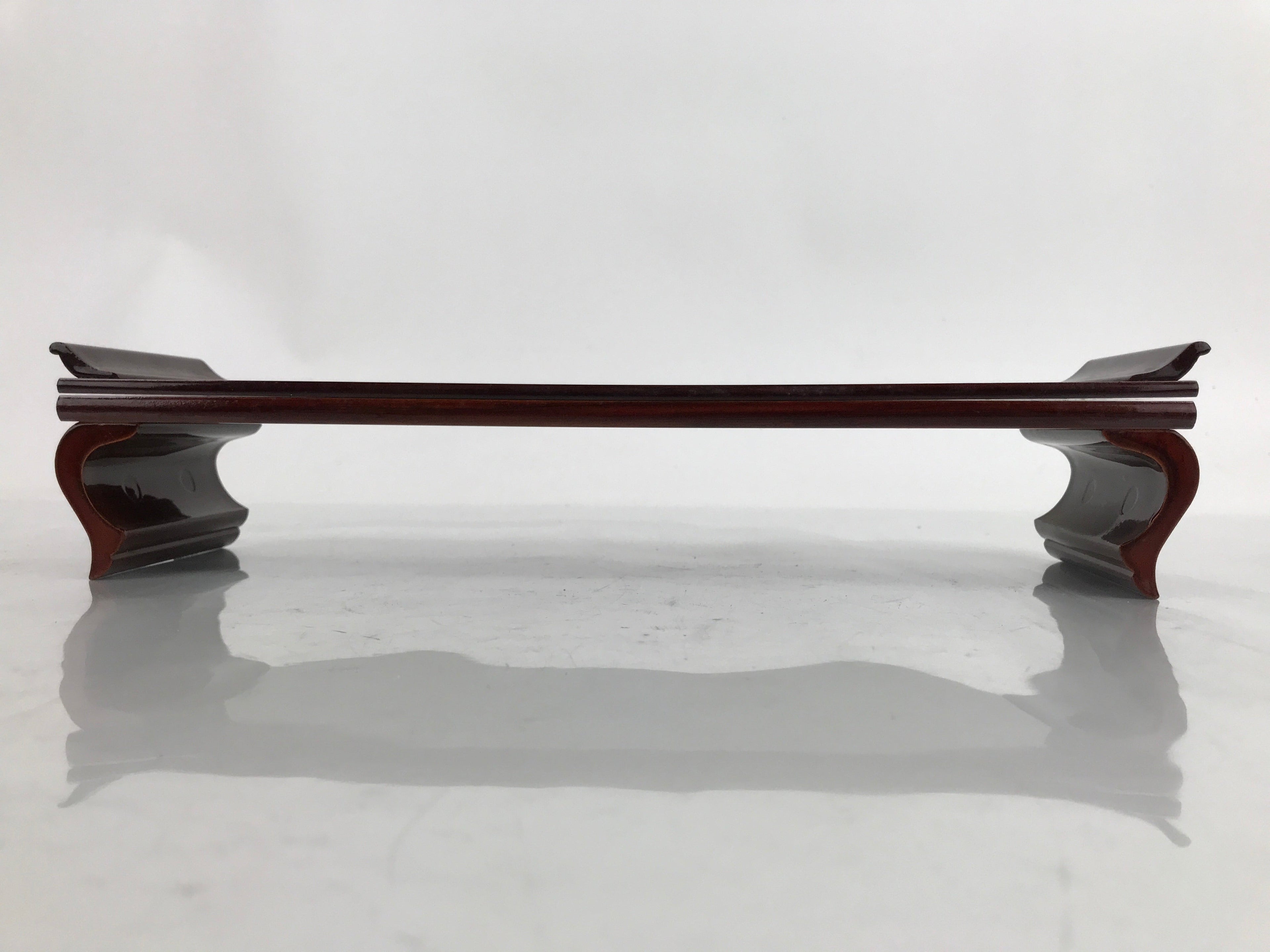 Japanese Buddhist Altar Fitting Wood Lacquered Offering Table Vtg Maejyoku BA352