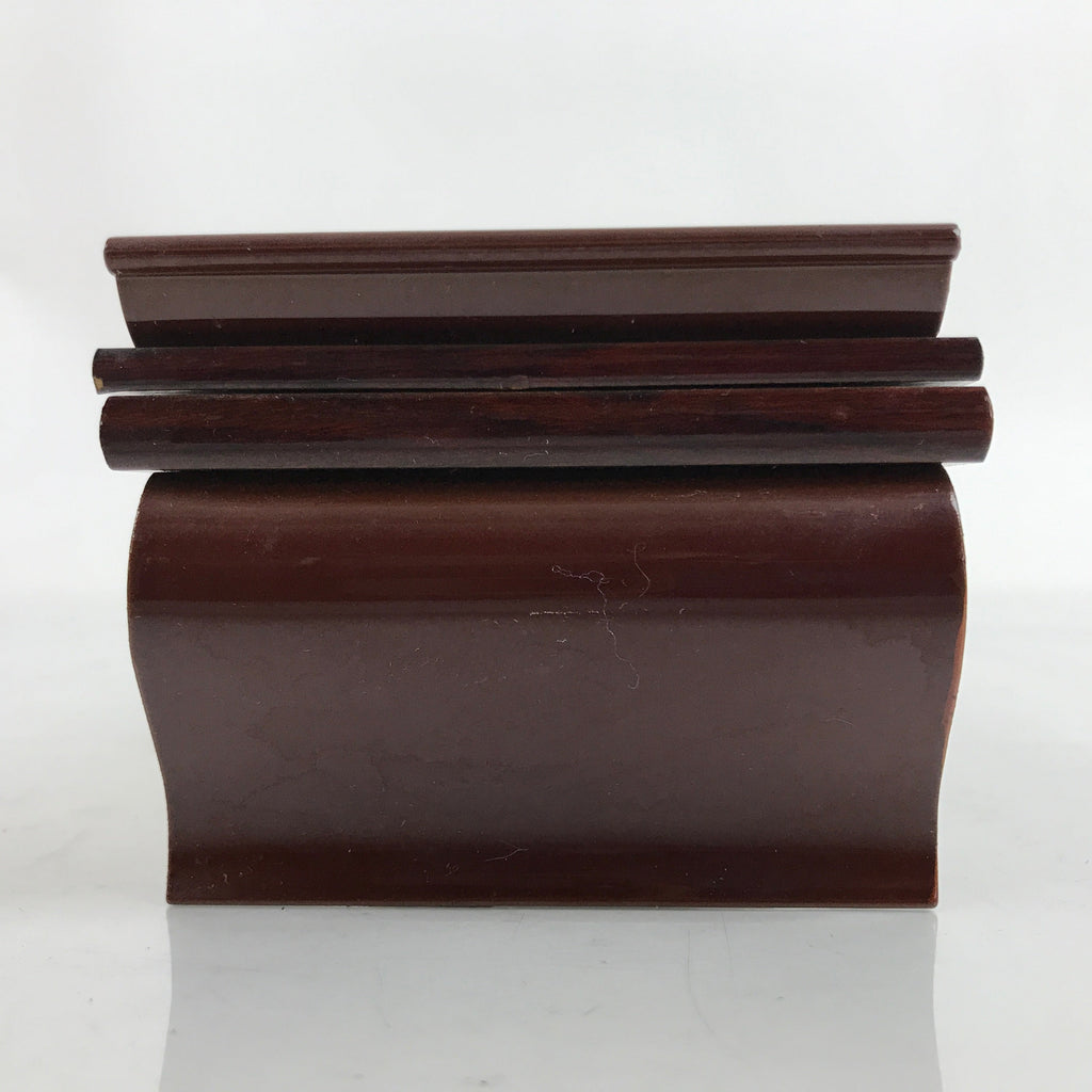 Japanese Buddhist Altar Fitting Wood Lacquered Offering Table Vtg Maejyoku BA352