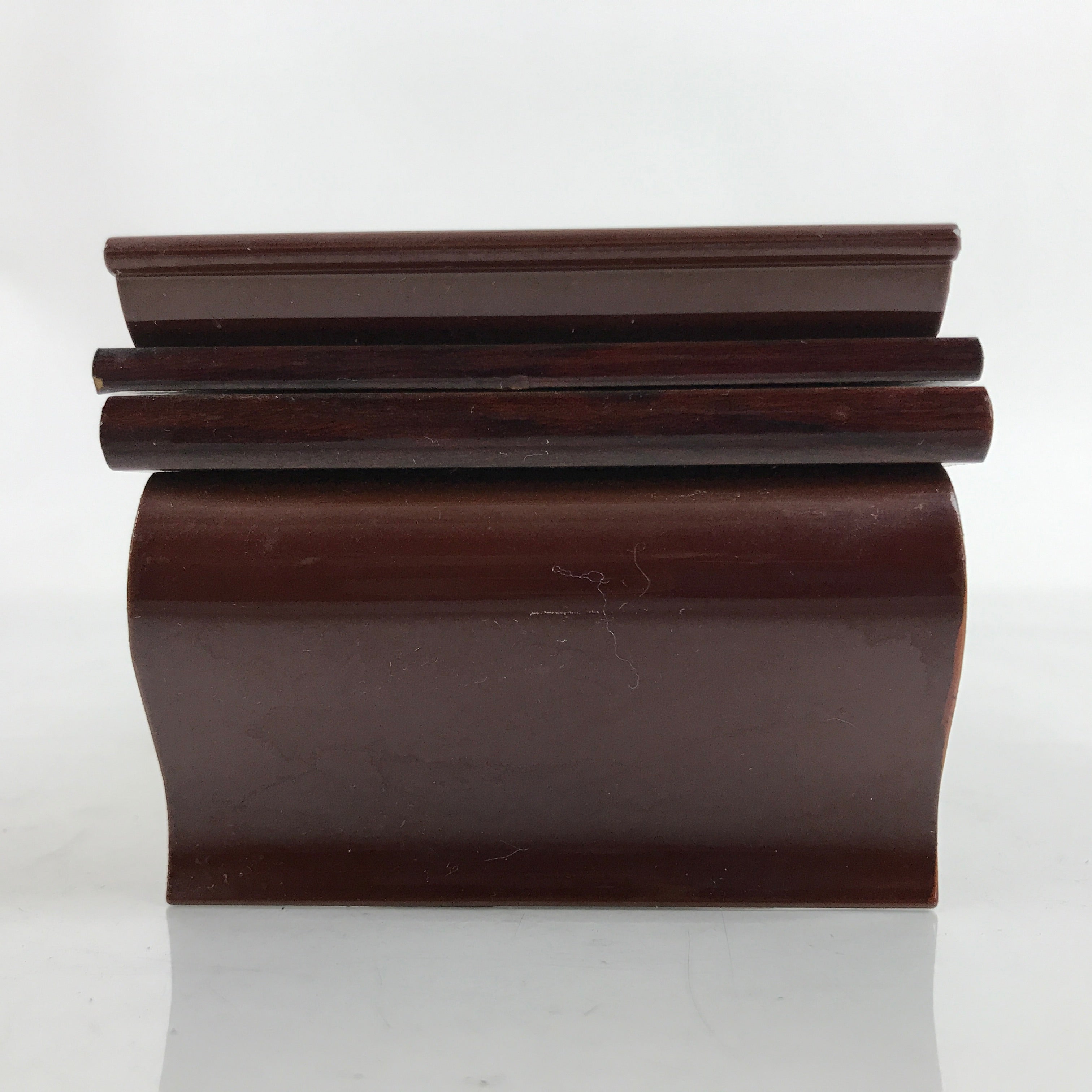 Japanese Buddhist Altar Fitting Wood Lacquered Offering Table Vtg Maejyoku BA352